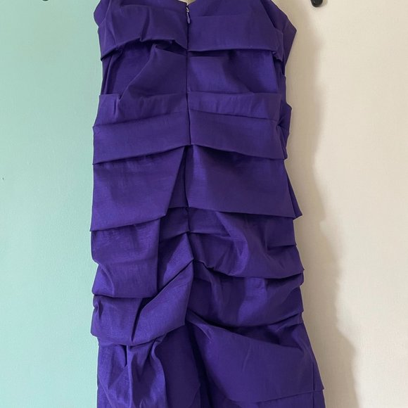 Loved, in Great Condition, Women's Purple Le Chateau Cocktail Dress Size S/P - Picture 4 of 5